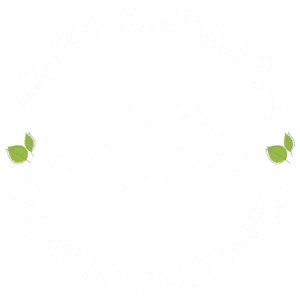 50 pour cent de réduction d'impôts